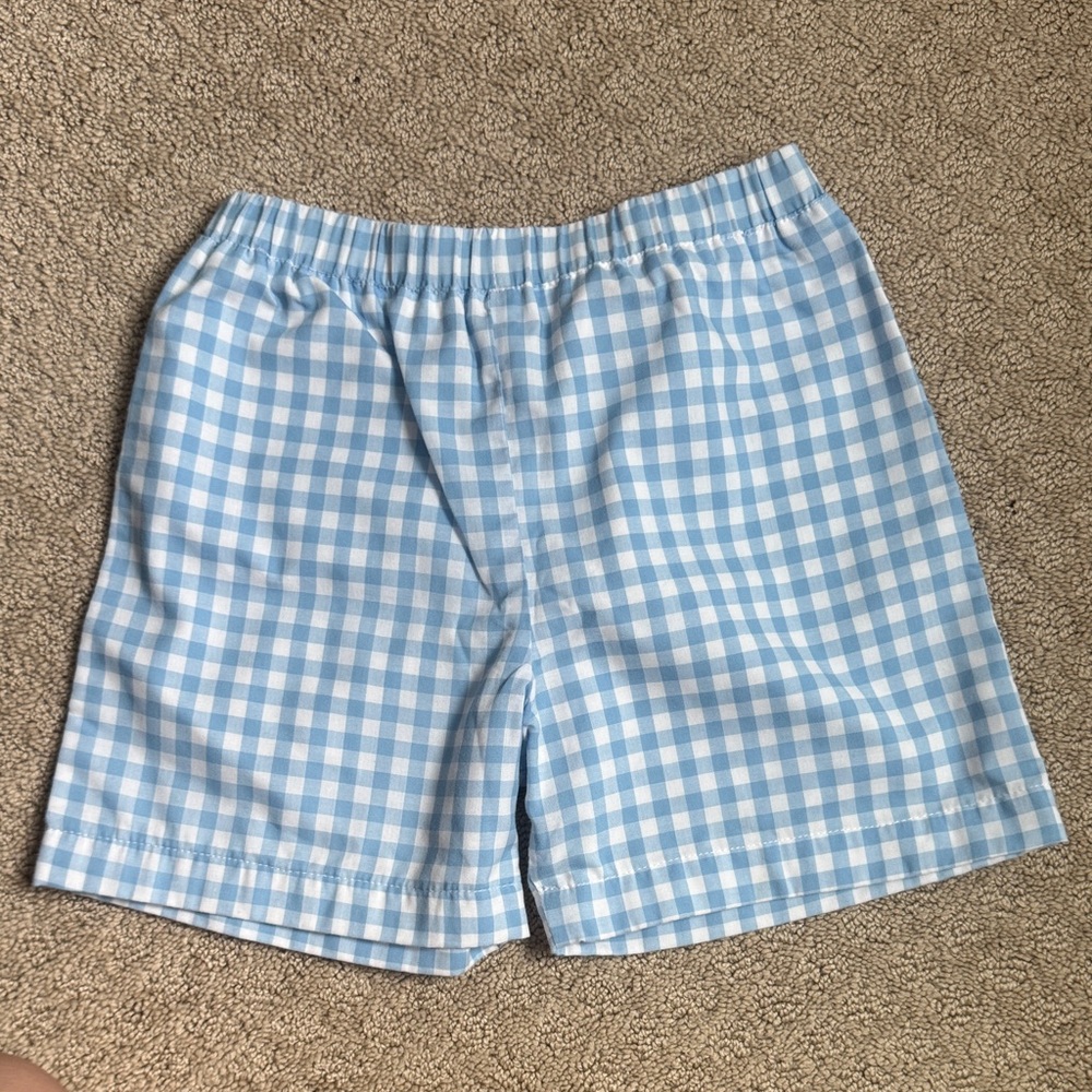 New Beaufort Bonnet Company gingham shorts sz 6